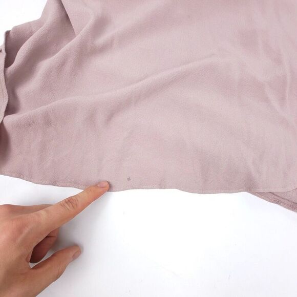 FLYNN SKYE Bella Ethereal Boho Off Shoulder Slit Maxi Dress Prom Dusty Mauve XS - Picture 9 of 9